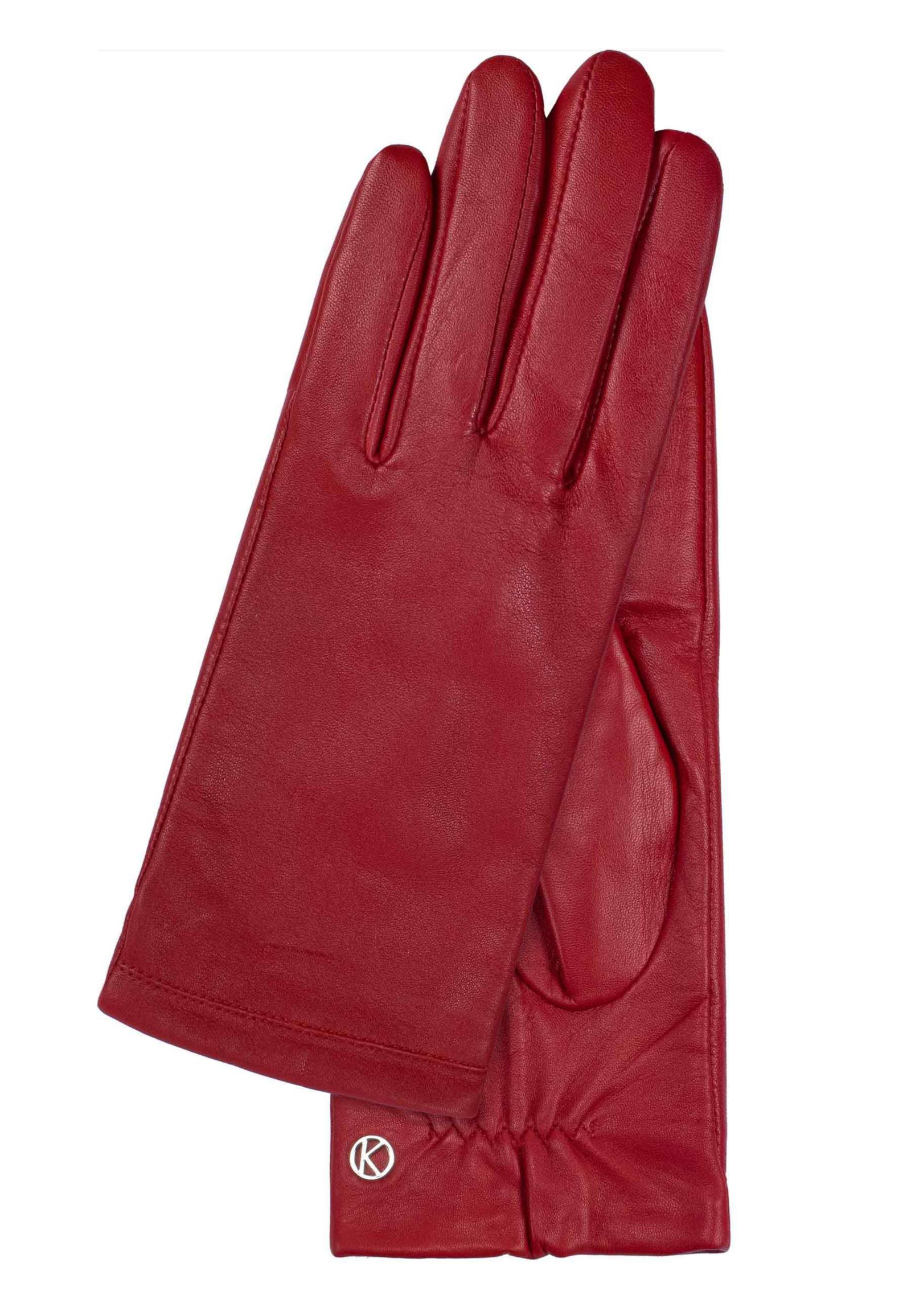 Women`s Premium Lamb Leather Touchscreen Gloves Style Chelsea