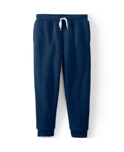Lands' End Женские спортивные брюки-джоггеры с флисовой подкладкой высокой плотности