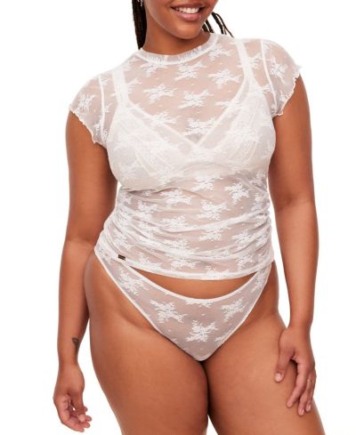 Adore Me Plus Size Shirra T-Shirt & Panty Set