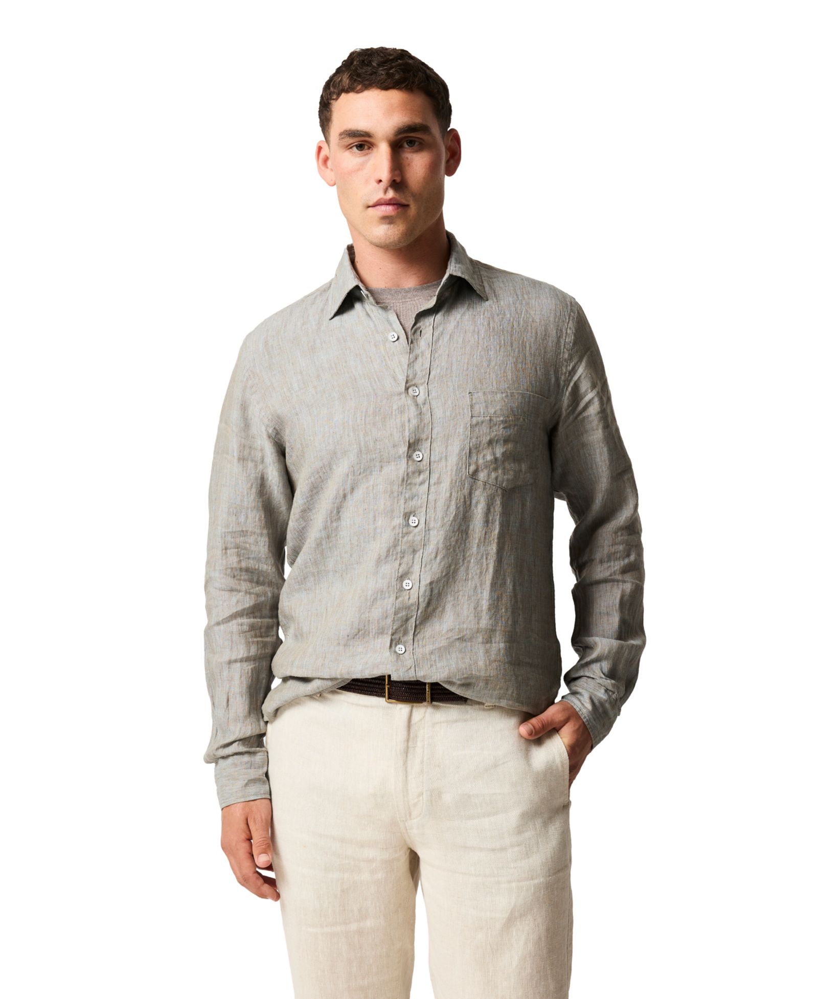 Rodd & Gunn Men's Coromandel Sport Fit Linen Shirt
