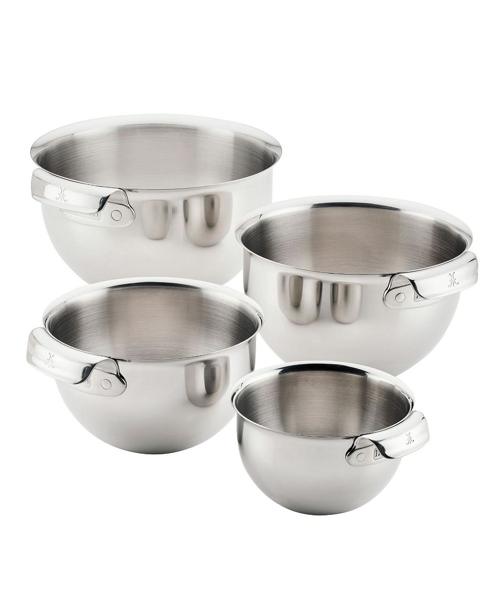 Hestan Stainless-Steel 4-Piece Mixing Bowl Set