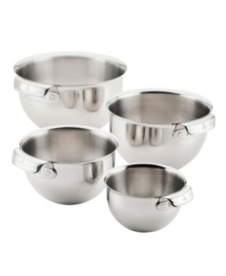 Набор из 4 мисок для смешивания из нержавеющей стали Hestan