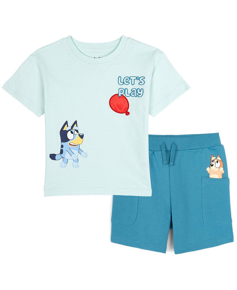 Bluey Little Boys (5-12) 2-Piece T-Shirt and Shorts Set