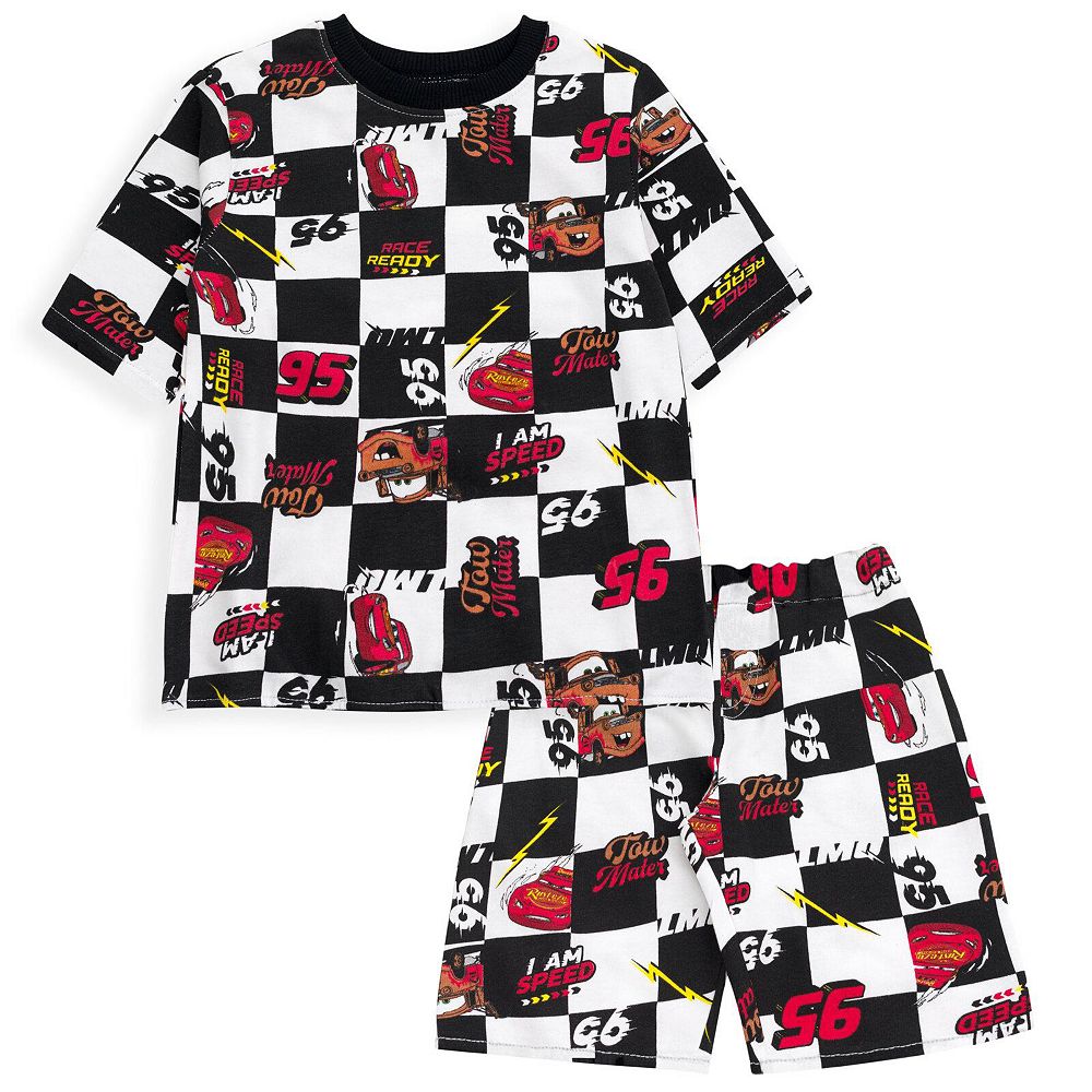 Cars комплект из футболки и шорт для мальчиков-малышей (2T-5T), 2 предмета