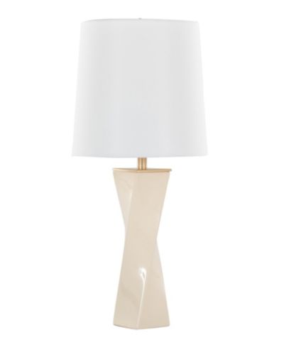 Квадратная настольная лампа Lumisource 27" Ceramic Grandview Gallery Curvo