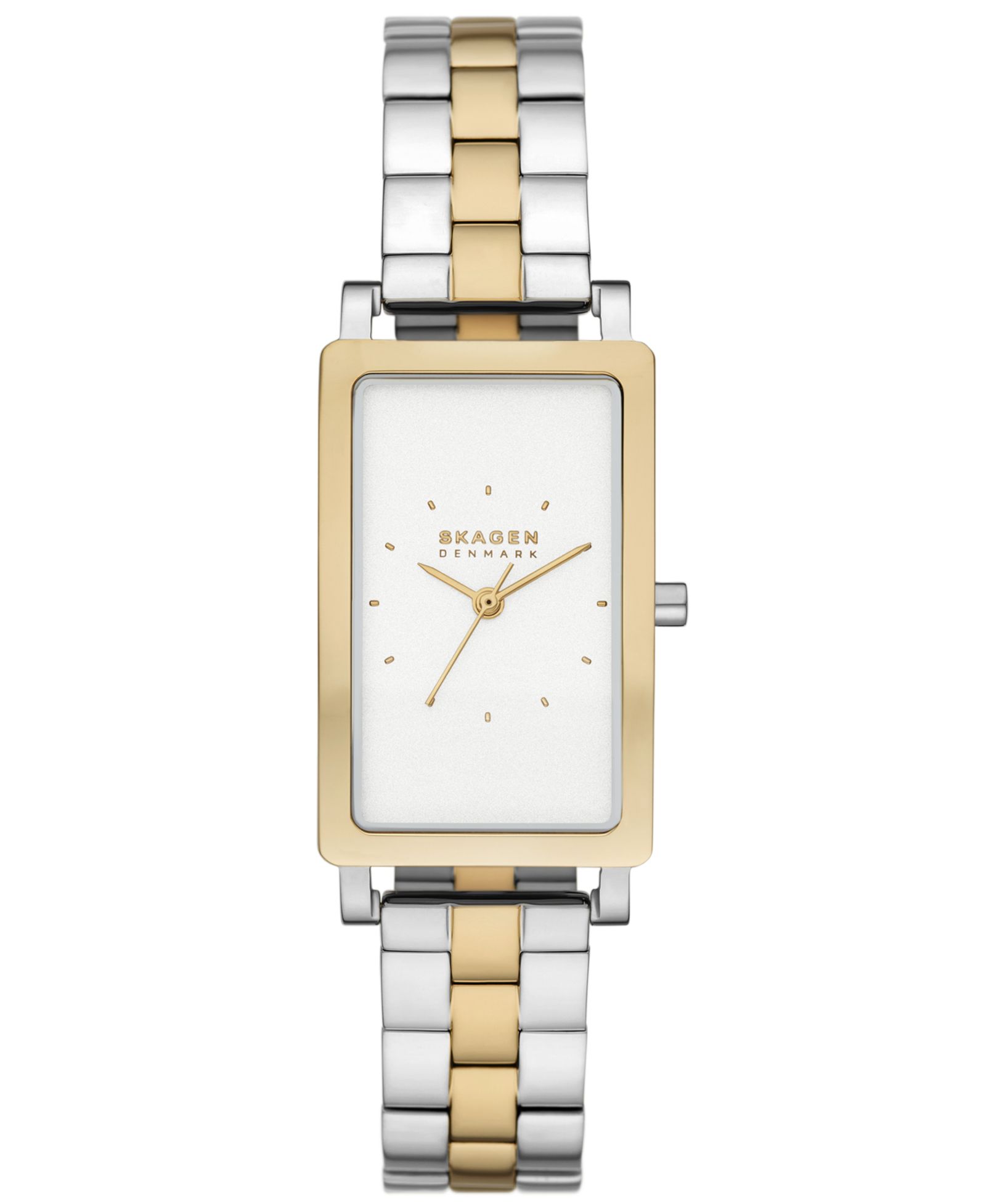 Skagen Женские кварцевые часы Hagen Lille Two-Tone Stainless Steel 43mm