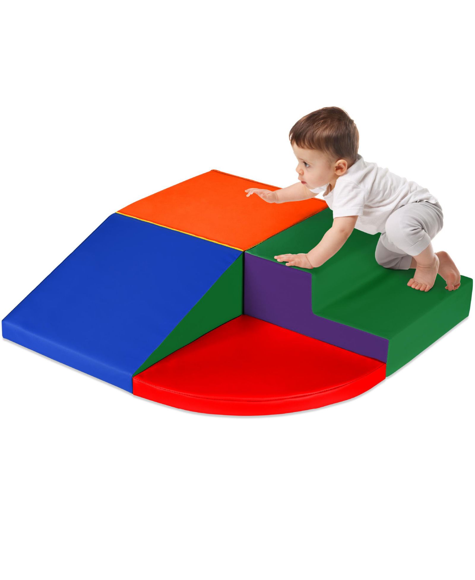 Best Choice Products Soft Foam Climb & Crawl Shapes, 4-Piece Set