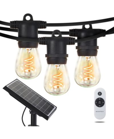 Уличные светодиодные гирлянды Brightech Ambience Pro Solar LED String Lights с винтажными лампами