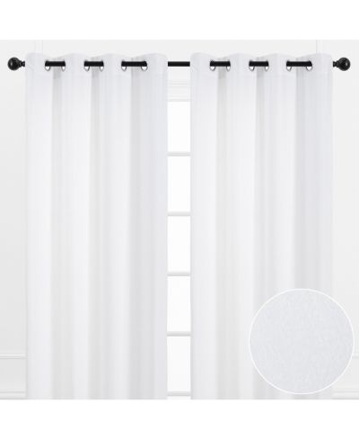 Chanasya Шторы Chanasya Beige Silky Velvet 84"