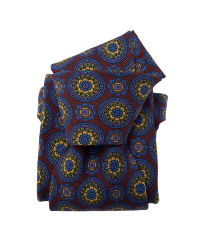 La Vigna - Printed Wool & Silk Tie for Men