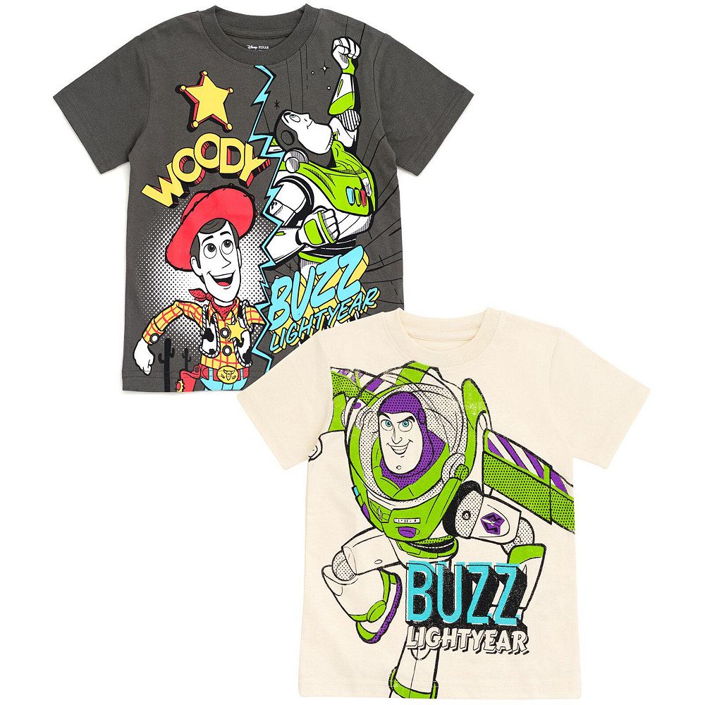 Toy Story Toddler Boys (2T-5T) 2-Piece Short Sleeve T-Shirt Set