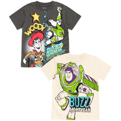 Toy Story Toddler Boys (2T-5T) 2-Piece Short Sleeve T-Shirt Set