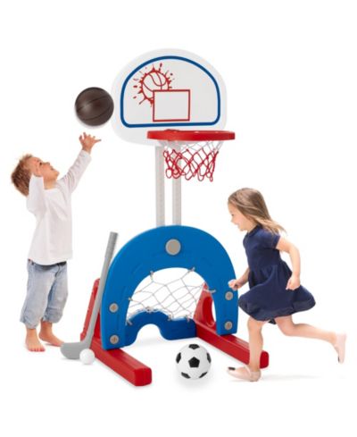 Игровой центр Best Choice Products 3-в-1 баскетбольное кольцо для детей