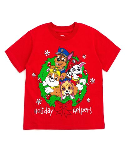 Paw Patrol Toddler Boys Holiday T-Shirt