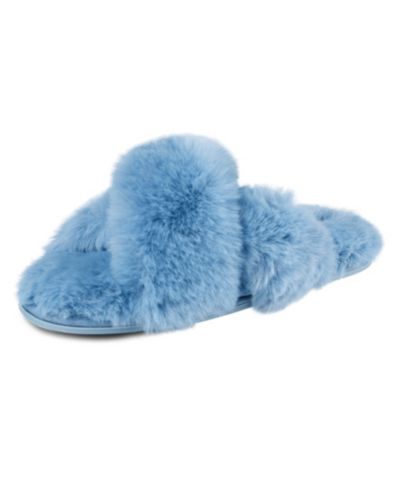 Женские мягкие тапочки-шлепанцы Jessica Simpson Extra Soft High Plush Cross Band