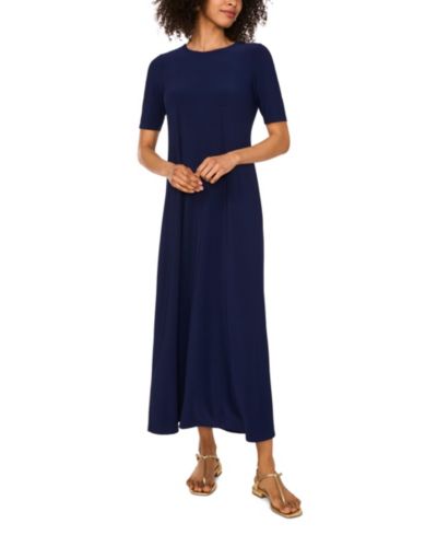 Vince Camuto Женское платье макси с рукавами 3/4