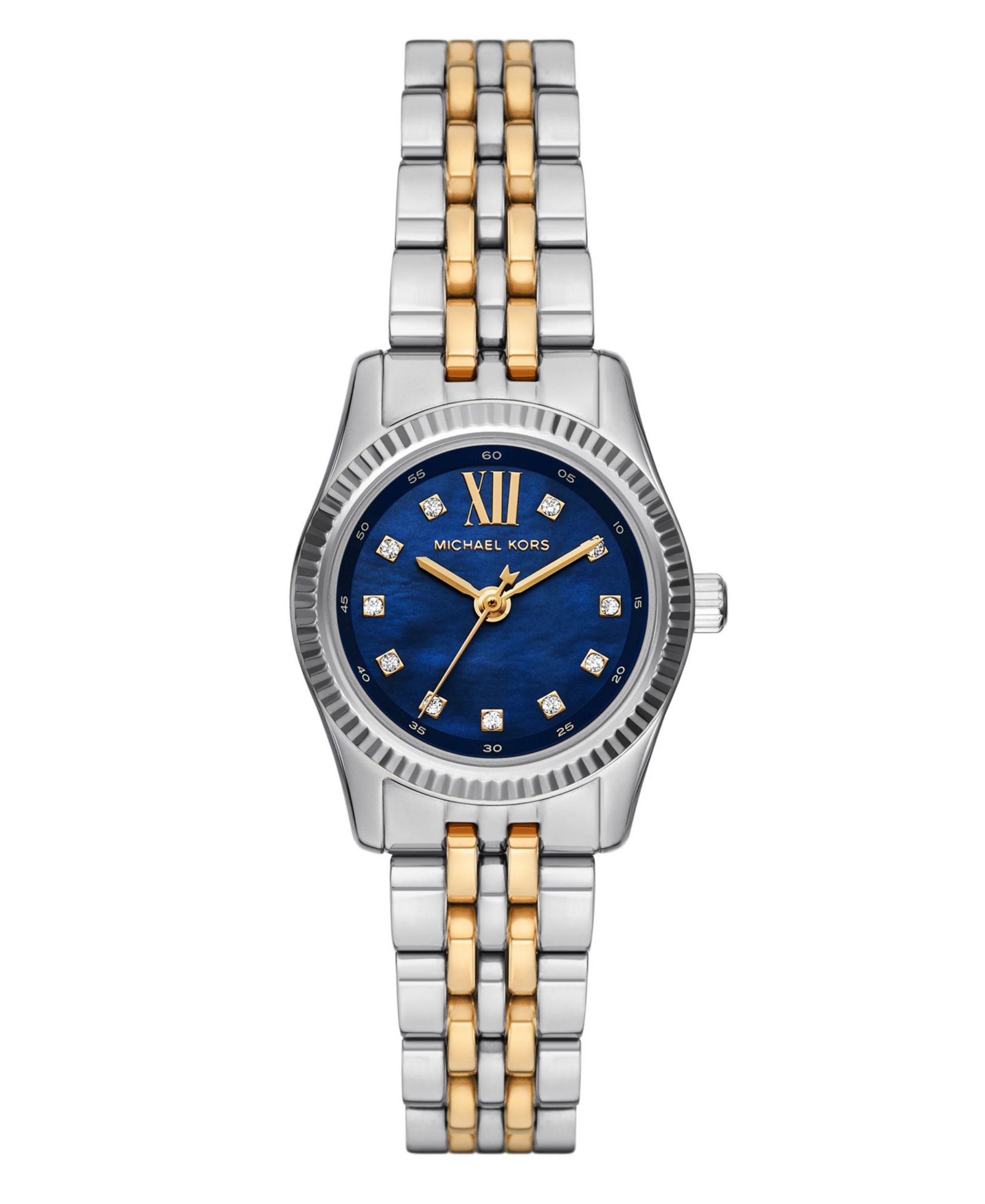 Michael Kors Женские часы Lexington Three-Hand Two-Tone Stainless Steel 26mm