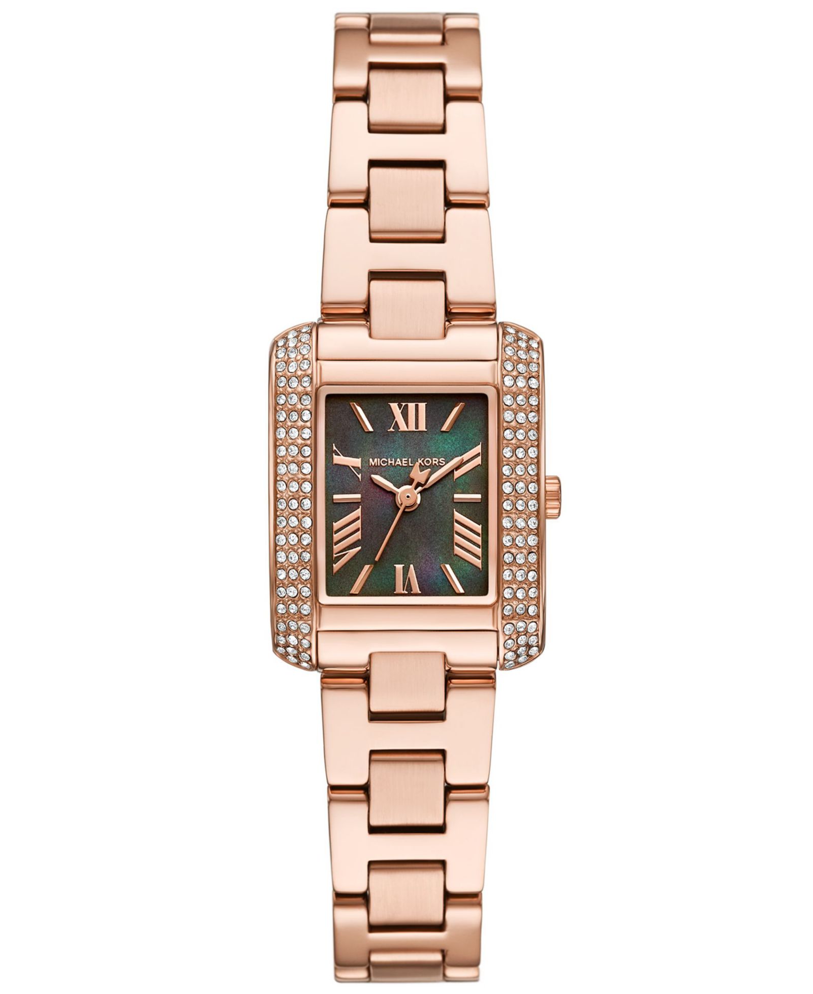 Женские часы Michael Kors Emery Three-Hand в цвете Rose Gold, 22mm