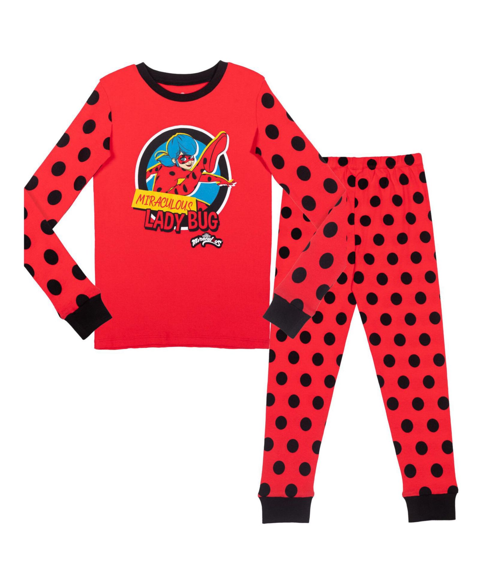 Детский комплект из пижамной рубашки и брюк Miraculous Pullover
