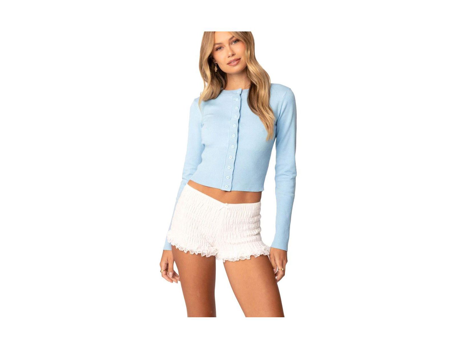Edikted Women's Alaina Button Front Cardigan