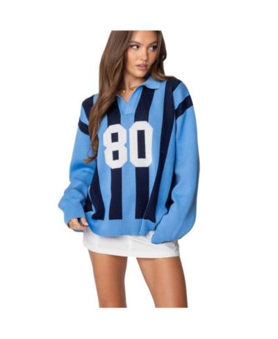 Edikted Women's Larson Oversized Polo Sweater