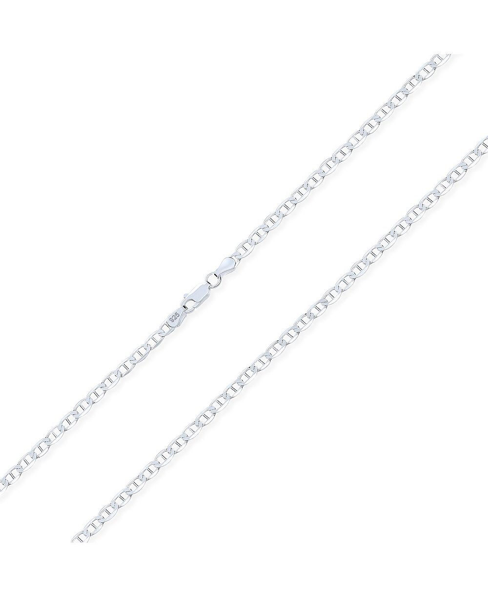 Bling Jewelry ожерелье Marina Anchor из серебра.925