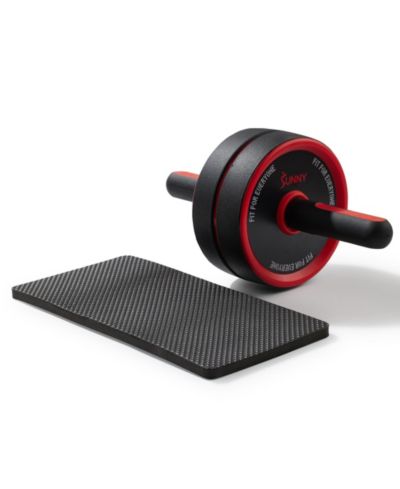 Sunny Health & Fitness ролик для пресса, ультраширокий дизайн, прочная конструкция, компактный и портативный, нескользящие ручки с ковриком