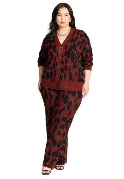 ELOQUII Women's Intarsia Sweater Pant