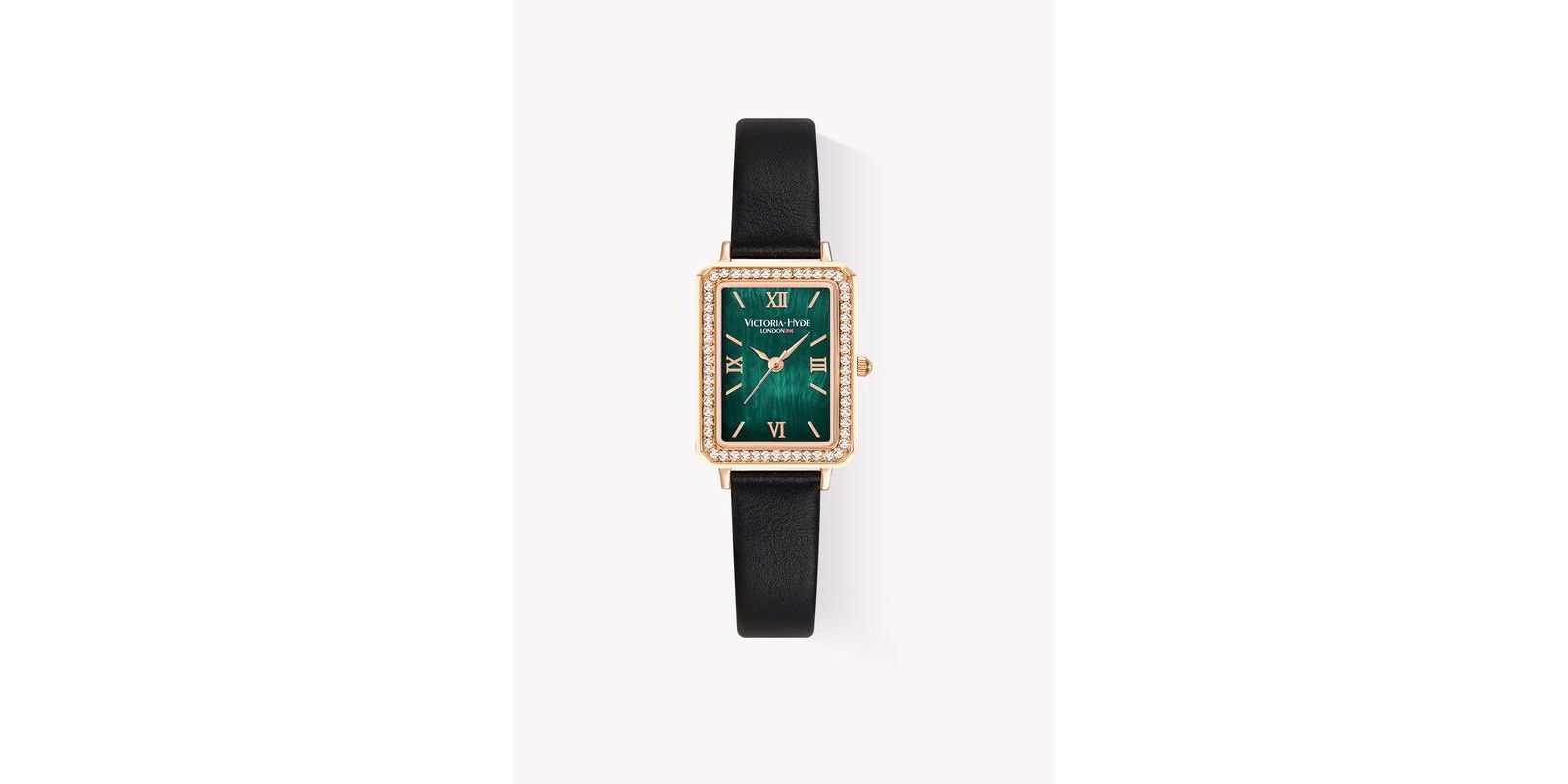 Women's Crystals Stainless Steel Bracelet Watch 22×28mm Westminster Victoria Hyde