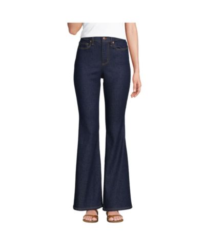 Женские джинсы Lands' End Recover Denim High Rise Skinny Flare