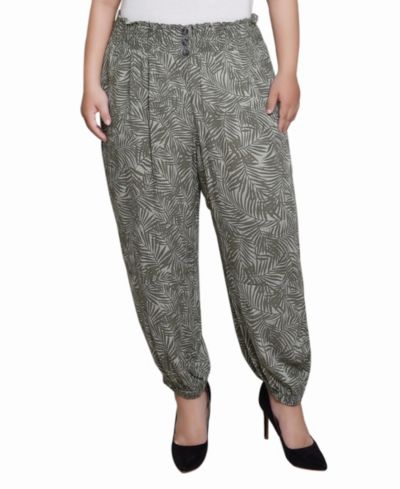 Брюки Plus Size Smock-Waist от NY Collection