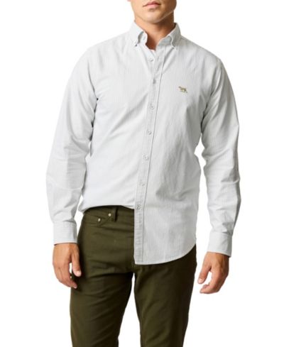 Rodd & Gunn Мужской Oxford Stripe Cotton Shirt