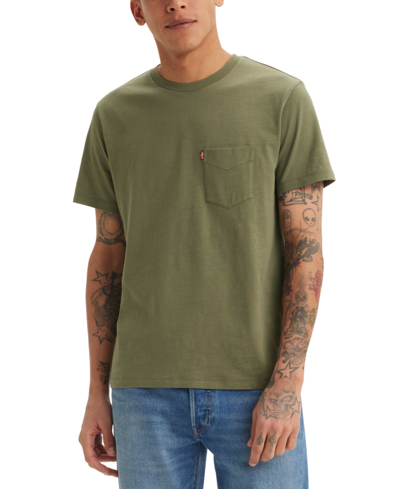 Levi's Men's Classic Pocket Short-Sleeve Crewneck T-shirt