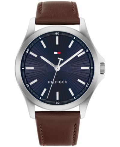 Tommy Hilfiger Мужские часы с кожаным ремешком 42mm