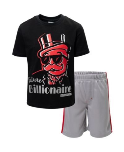 MONOPOLY Детский комплект: футболка и шорты Mesh Shorts