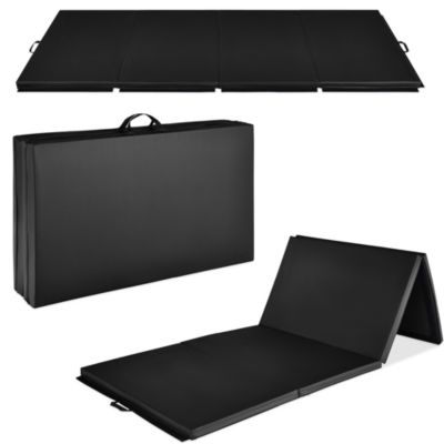 Складной гимнастический мат Best Choice Products 10ftx4ftx2in 4-Panel Exercise Workout Floor Mats with Handles