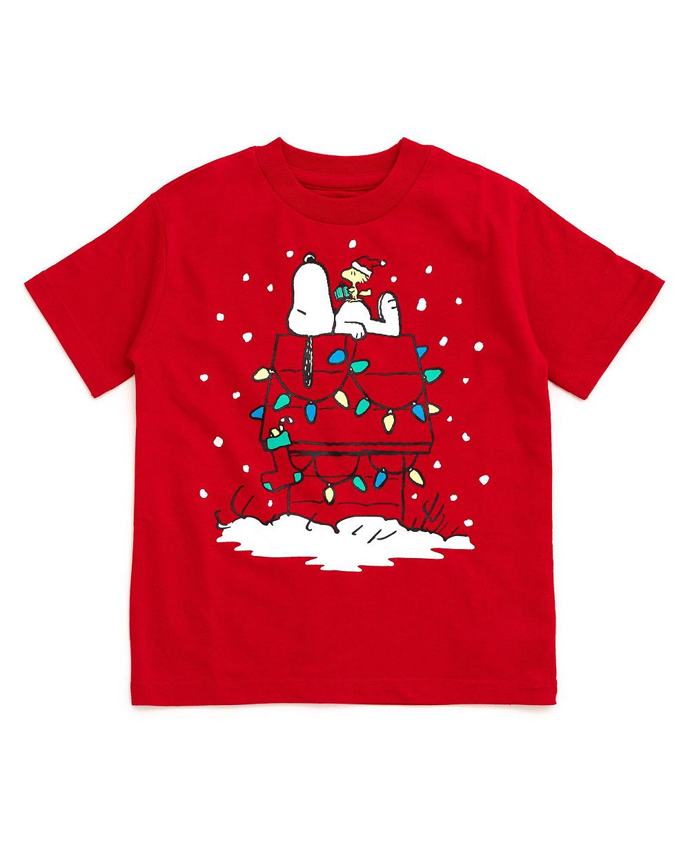 Футболка Peanuts для малышей (2T-5T) с коротким рукавом, праздничная тема
