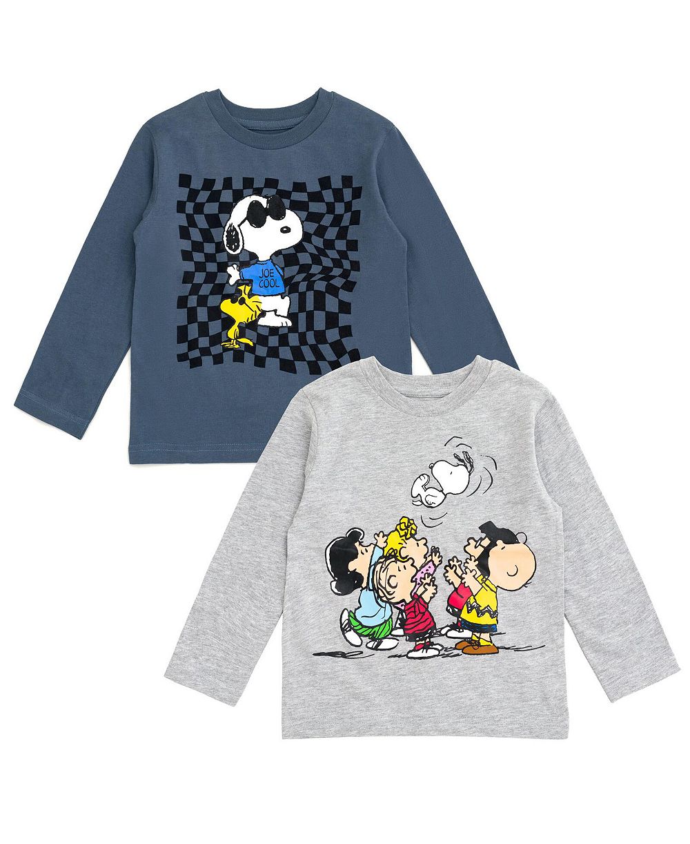Peanuts детские футболки с длинным рукавом, 2 шт., с персонажем Вудстоком