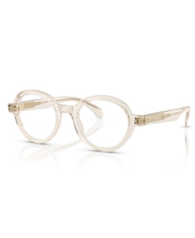 Moncler Unisex Round Plastic ME2005 Eyeglasses
