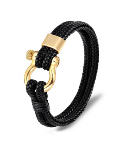 Браслет Rhona Sutton Screw Lock, золото, нержавеющая сталь