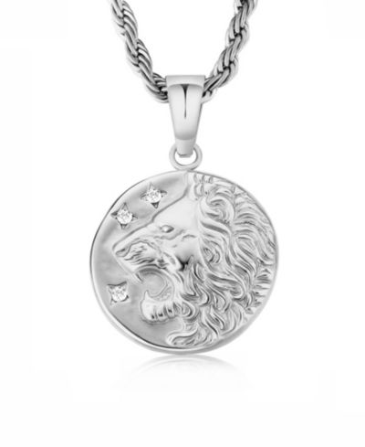 Rhona Sutton серебряная подвеска-кулон Lion Coin из нержавеющей стали