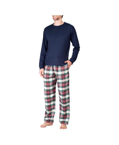 Dark navy tartan plaid