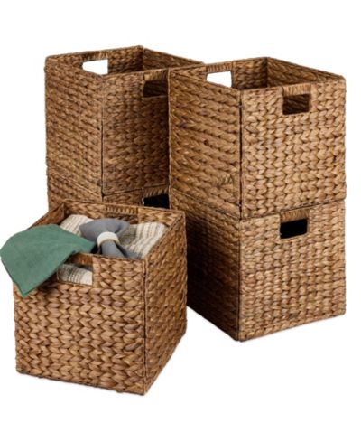Набор многофункциональных корзин Best Choice Products 12x12in Hyacinth, 5 шт