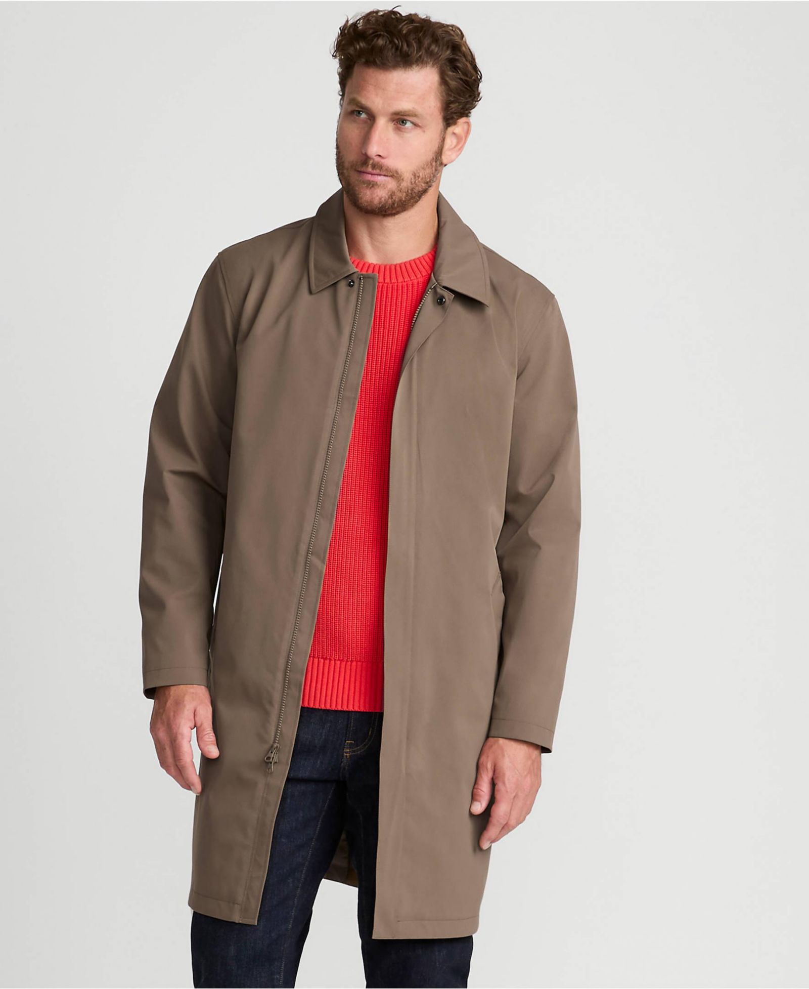 Lands' End Мужской Squall Mac Raincoat