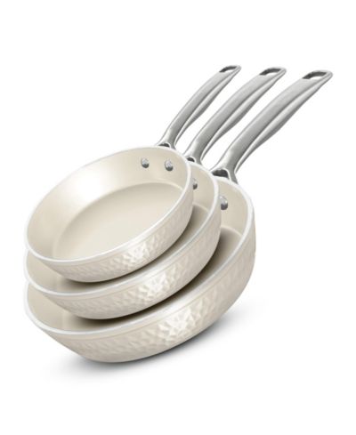 Набор сковородок Gotham Steel Pro Hammered Collection 3-Piece Ceramic Coating Nonstick