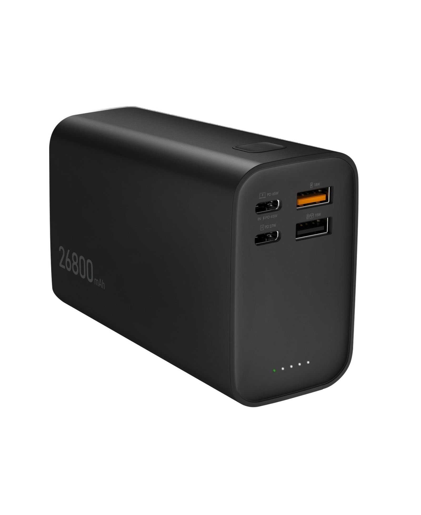 J5create JPB26465 65W Power Delivery 4-Port Power Bank Compatible with Laptops, Tablets, and Smartphones
