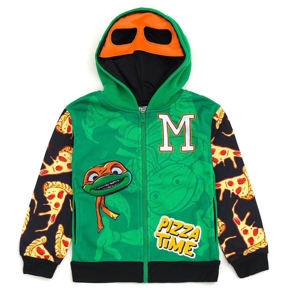 Худи Teenage Mutant Ninja Turtles мужское флисовое на молнии для косплея