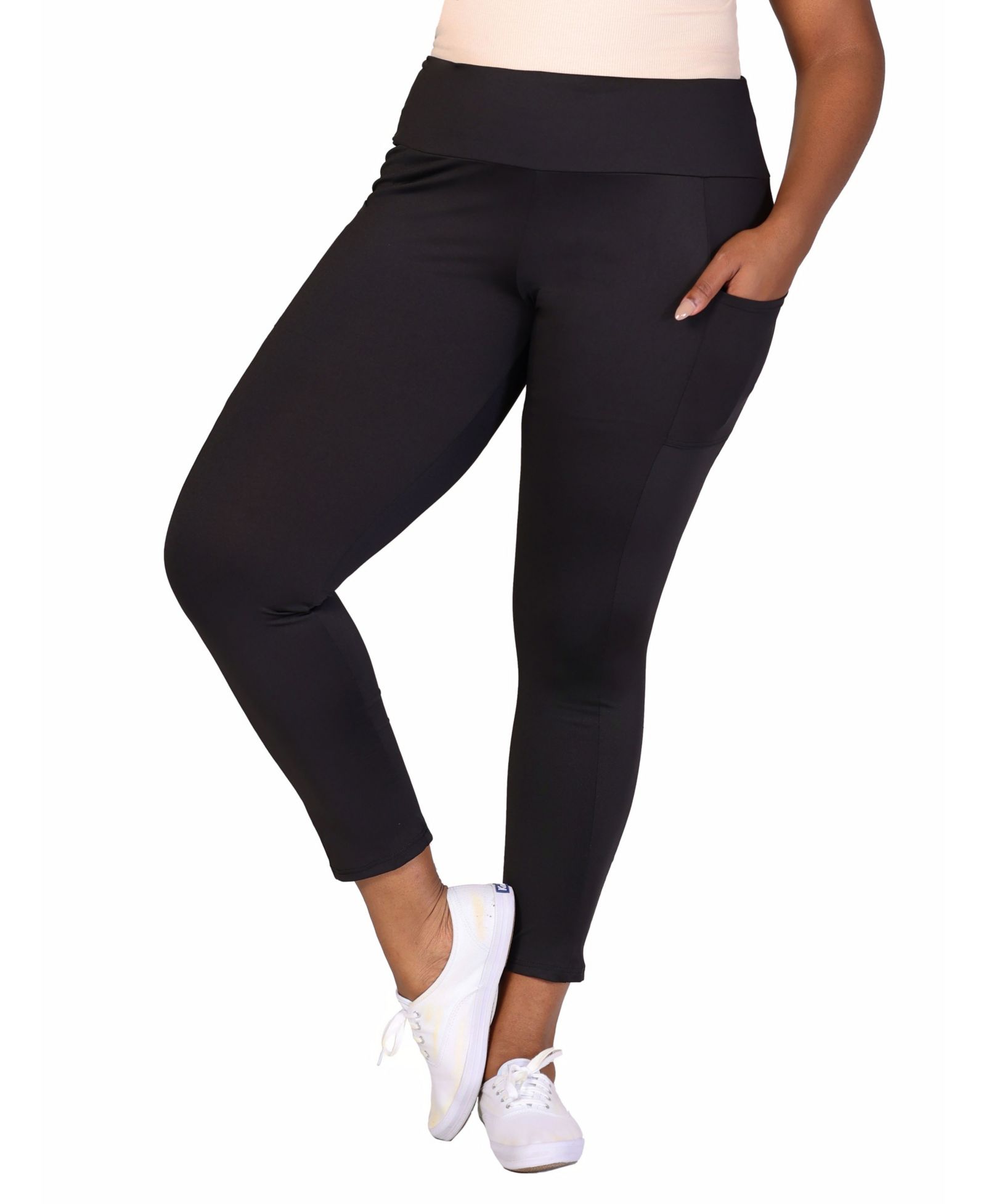 Легинсы Plus Size с боковым карманом 24seven Comfort Apparel