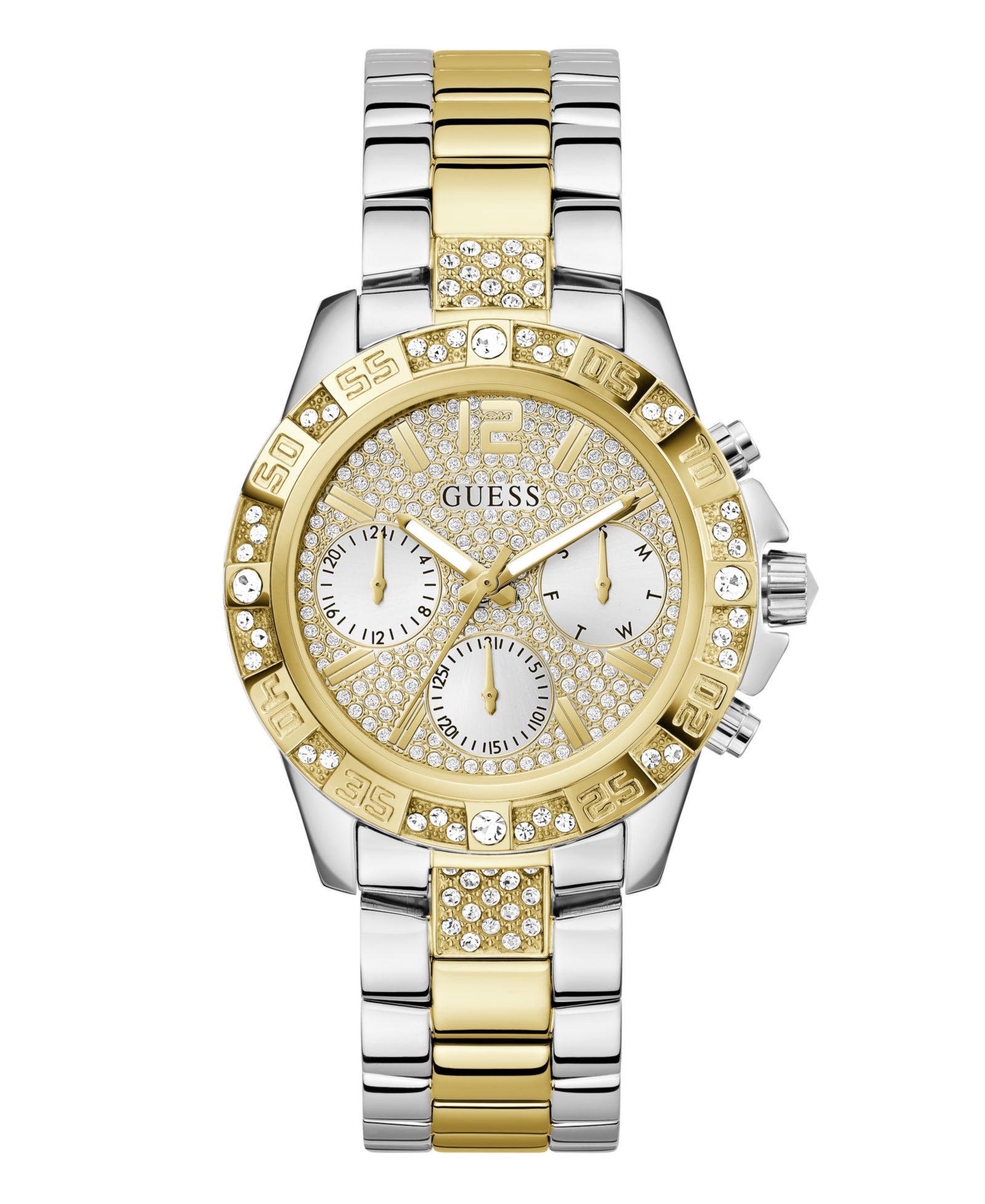 Женские часы GUESS Multi-Function Two-Tone Stainless-Steel 40mm