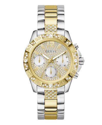 GUESS Women's Multi-Function Two-Tone Stainless-Steel Watch 40mm